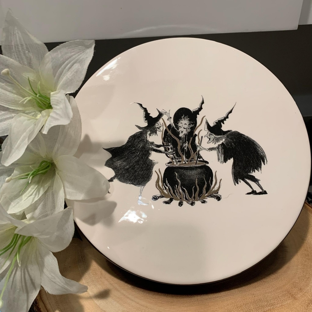 Potter's Studio Spooky Witch Cake Stand